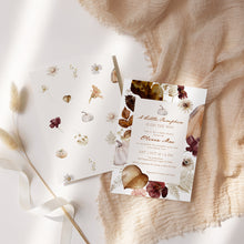 Load image into Gallery viewer, 2019 little pumpkin baby shower invitation template