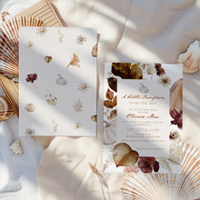 Load image into Gallery viewer, 2019 little pumpkin baby shower invitation template