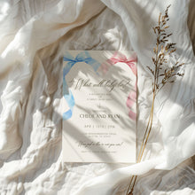 Load image into Gallery viewer, Corjl editable what will baby be invitation 2014