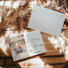 Load image into Gallery viewer, 0306 boho animal birthday Thank you card