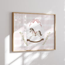 Load image into Gallery viewer, Blue watercolor whimsical nursery coquette style art prints (Choose your print) 07-278