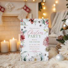 Load image into Gallery viewer, 2033 Christmas Winter Holiday Party Invite, Digital Download, Friendsmas Invitation Editable Template