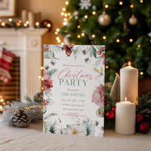 Load image into Gallery viewer, 2033 Christmas Winter Holiday Party Invite, Digital Download, Friendsmas Invitation Editable Template