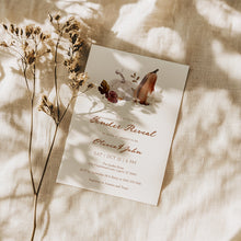 Load image into Gallery viewer, 2025 pumpkin gender reveal fall baby shower invitation template