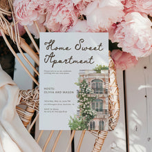 Load image into Gallery viewer, 2035 Home Sweet Apartment Housewarming Party Invite, Moving Announcement, digital download