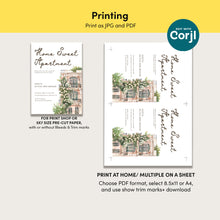 Load image into Gallery viewer, 2035 Home Sweet Apartment Housewarming Party Invite, Moving Announcement, digital download