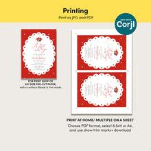 Load image into Gallery viewer, 2020 apple basket baby shower invitation