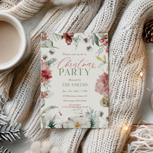 Load image into Gallery viewer, 2033 Christmas Winter Holiday Party Invite, Digital Download, Friendsmas Invitation Editable Template
