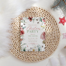 Load image into Gallery viewer, 2033 Christmas Winter Holiday Party Invite, Digital Download, Friendsmas Invitation Editable Template