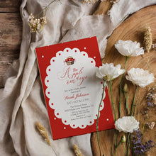 Load image into Gallery viewer, 2020 apple basket baby shower invitation