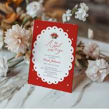 Load image into Gallery viewer, 2020 apple basket baby shower invitation