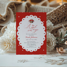 Load image into Gallery viewer, 2020 apple basket baby shower invitation