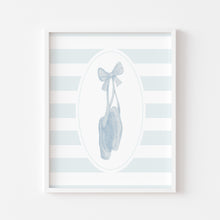 Load image into Gallery viewer, Blue watercolor whimsical nursery coquette style art prints (Choose your print) 07-278