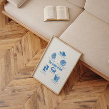 Load image into Gallery viewer, Blue Western Cowboy the armor of God art print