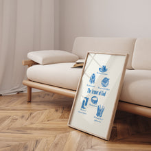 Load image into Gallery viewer, Blue Western Cowboy the armor of God art print