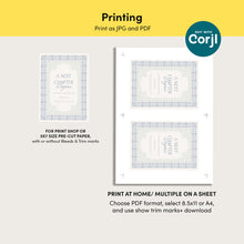 Load image into Gallery viewer, A New Chapter Baby Shower Invitation 2018