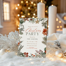 Load image into Gallery viewer, 2033 Editable Christmas Party Invite, Secret Santa & Holiday Party Invitation, Digital Download, Friendsmas
