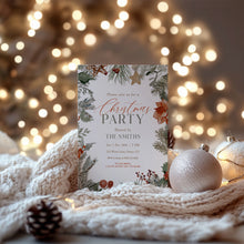 Load image into Gallery viewer, 2033 Editable Christmas Party Invite, Secret Santa & Holiday Party Invitation, Digital Download, Friendsmas
