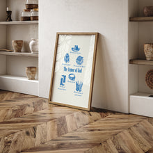 Load image into Gallery viewer, Blue Western Cowboy the armor of God art print