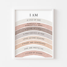Load image into Gallery viewer, Choose your print - Watercolor Christian kids affirmation art print 07-26413