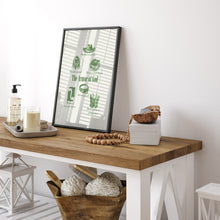 Load image into Gallery viewer, Green Western Cowboy the armor of God art print