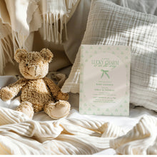 Load image into Gallery viewer, 0804 A Little Lucky Charm Is on the Way Irish St. Patrick's Baby Shower Invitation, Digital Download
