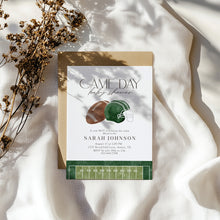 Load image into Gallery viewer, 2032 Game day Football Sports Baby Boy Shower Invite, Editable Template, Digital Download