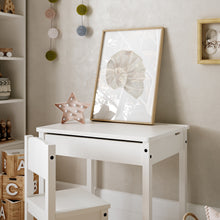 Load image into Gallery viewer, Coastal beige sea shell art print 07-119