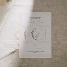 Load image into Gallery viewer, 0501 dove baptism invitation template