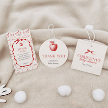 Load image into Gallery viewer, 2020 red apple in our eye  favor tag template