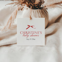 Load image into Gallery viewer, 2020 red apple in our eye  favor tag template