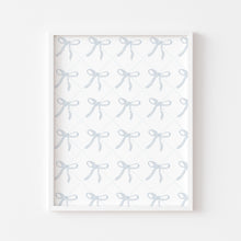 Load image into Gallery viewer, Blue watercolor whimsical nursery coquette style art prints (Choose your print) 07-278
