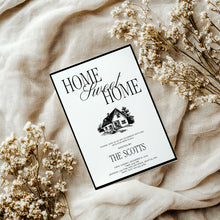Load image into Gallery viewer, 2035 Home Sweet Home Moving Announcement Housewarming Party Invite, Editable Template, Digital Download