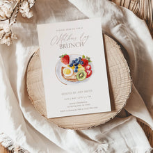 Load image into Gallery viewer, Mother’s Day Brunch Invitation Elegant Classic Floral Editable Template 0806