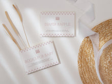 Load image into Gallery viewer, Pink baby on board baby shower party mini set 2013