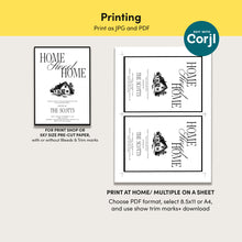 Load image into Gallery viewer, 2035 Home Sweet Home Moving Announcement Housewarming Party Invite, Editable Template, Digital Download