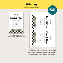 Load image into Gallery viewer, Fast and Five Race Car 5th Birthday Invitation Sage Green Editable Template 0330