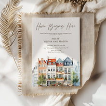 Load image into Gallery viewer, 2035 Home Begins Here Apartment Housewarming Party Invite, Moving Announcement, digital download