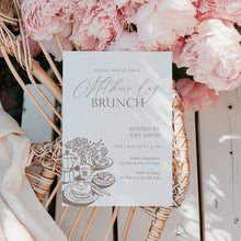 Load image into Gallery viewer, Mother’s Day Brunch Invitation Classic Elegant Line Art Editable Template 0806