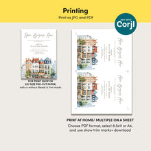 Load image into Gallery viewer, 2035 Home Begins Here Apartment Housewarming Party Invite, Moving Announcement, digital download