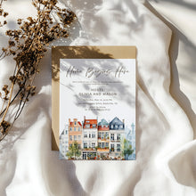 Load image into Gallery viewer, 2035 Home Begins Here Apartment Housewarming Party Invite, Moving Announcement, digital download