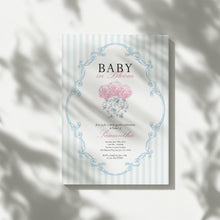 Load image into Gallery viewer, Corjl editable baby in bloom invitation 2014