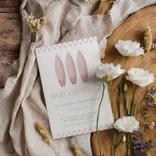 Load image into Gallery viewer, Pink baby on board baby shower party mini set 2013