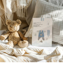 Load image into Gallery viewer, 0305 Blue Korean 100 days celebration invitation