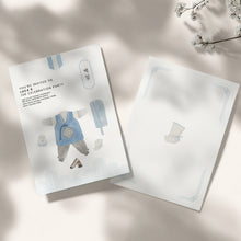 Load image into Gallery viewer, 0305 Blue Korean 100 days celebration invitation