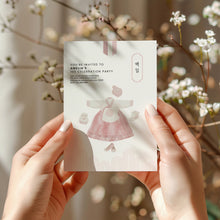 Load image into Gallery viewer, 0305 Pink Korean 100 days celebration invitation