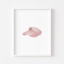 Load image into Gallery viewer, watercolor tennis individual art print 07-277