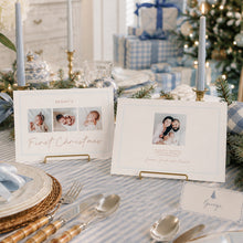 Load image into Gallery viewer, Baby's First Christmas Card Template | Editable Minimalist Photo Card 0809