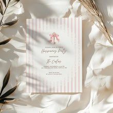 Load image into Gallery viewer, 2035 Pink Whimsical Coquette Housewarming Invite, Moving Announcement, Editable Template, Digital Download