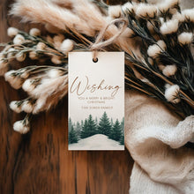 Load image into Gallery viewer, 2033 Wishing Merry & Bright Christmas Gift Tags, Printable Teacher Appreciation Thank You, Digital Download